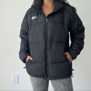 The North Face Men's puffer down coat black L